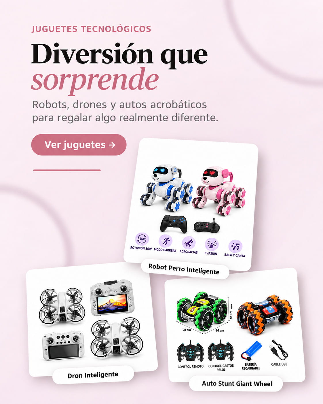 Banner móvil juguetes tecnologicos MATY