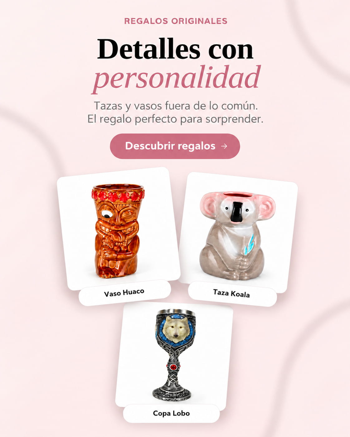 Banner móvil tazas vasos regalos MATY